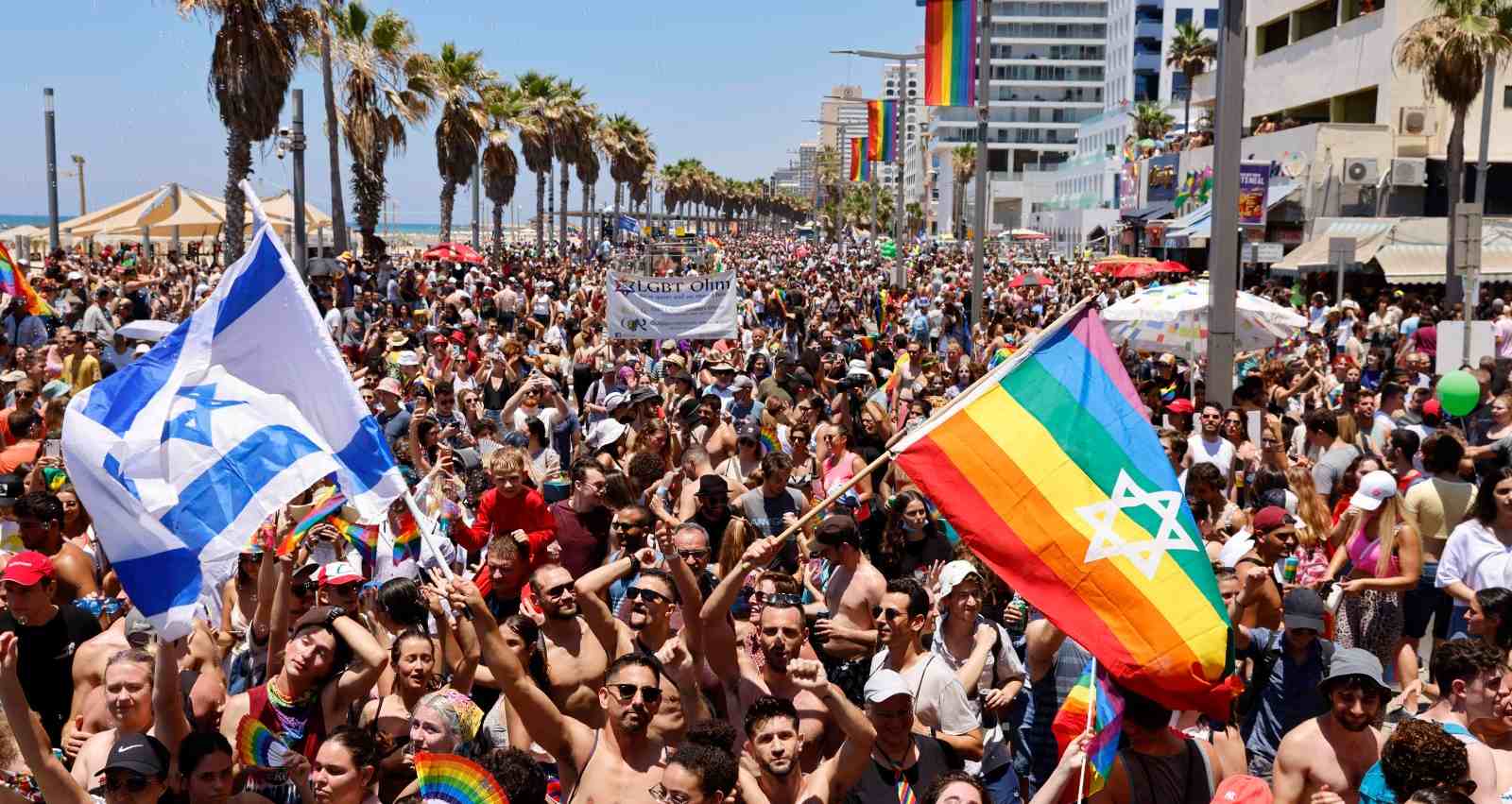 מצעד הגאווה בתל אביב. צילום: גיא יחיאלי