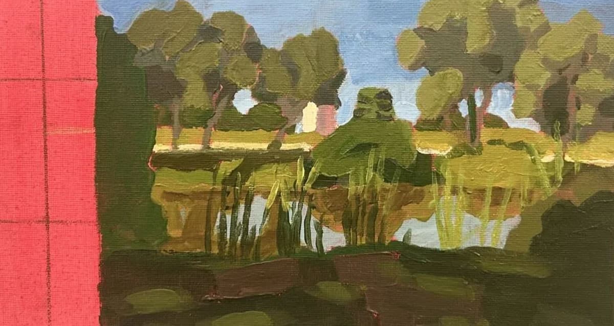 אמנות בעירוני ד' (צילום: פייסבוק בבית הספר)