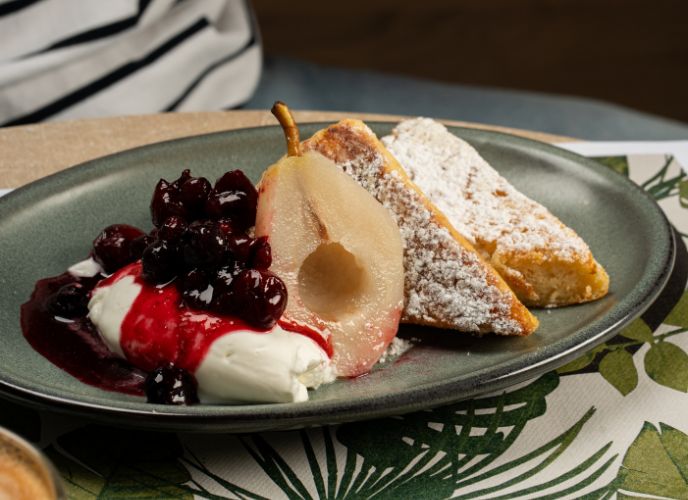 הפרנץ' טוסט של קפה 65, צילום: אלון וולנסי